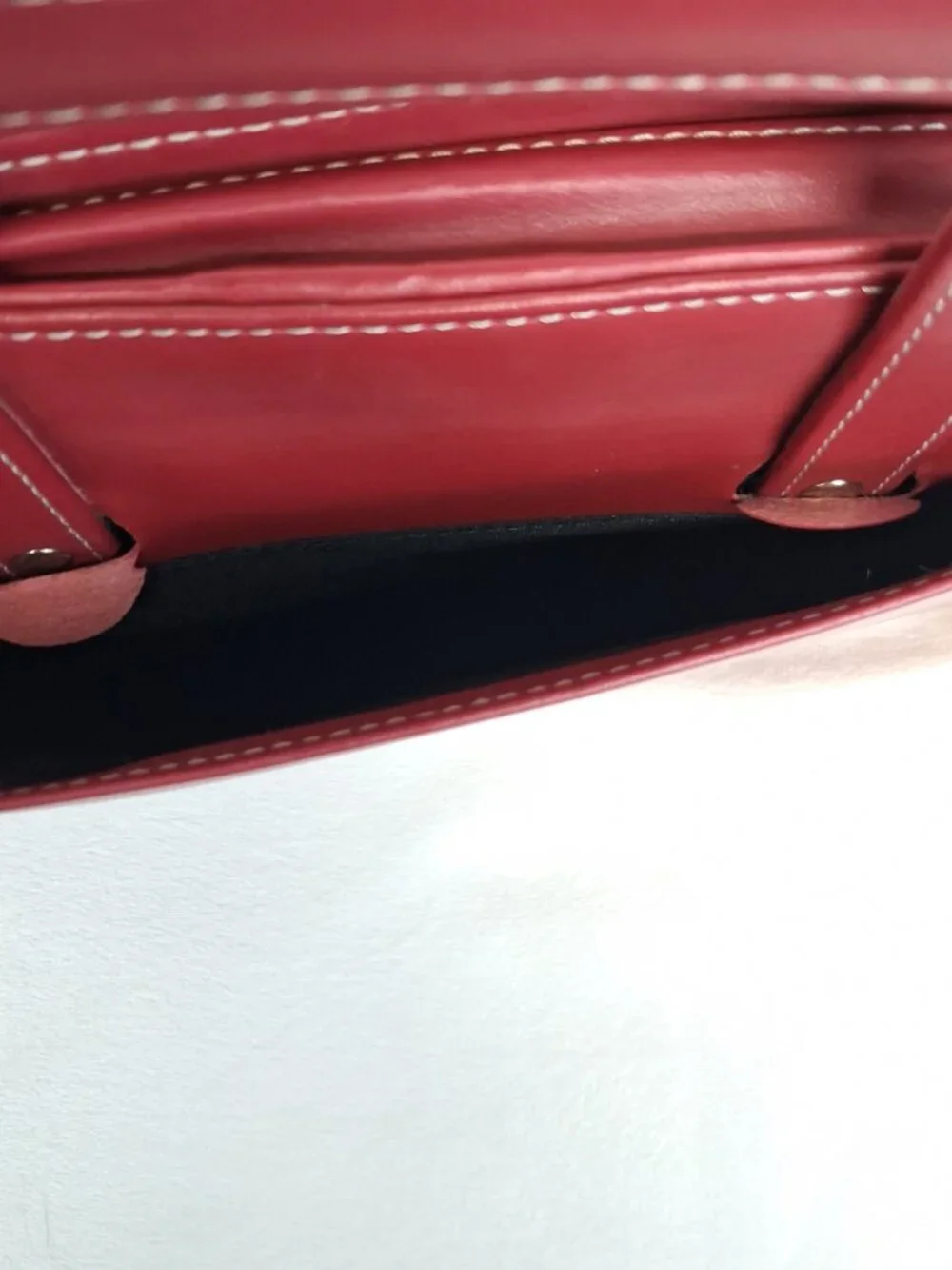 FRANKLIN COVEY Red 7 Ring Planner Binder With Handles Full Zip Read